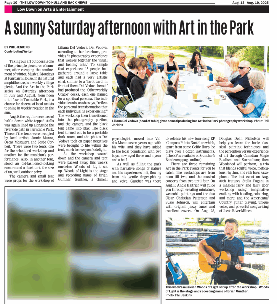 A sunny Saturday afternoon with Art in the Park