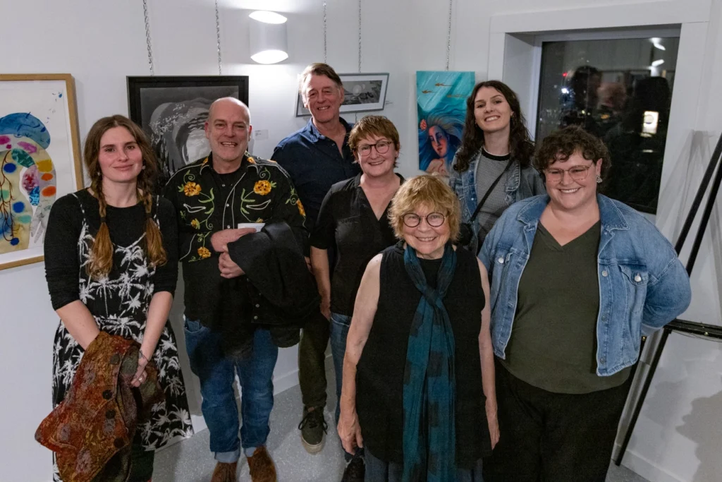 The artists from our first show at the Gallery